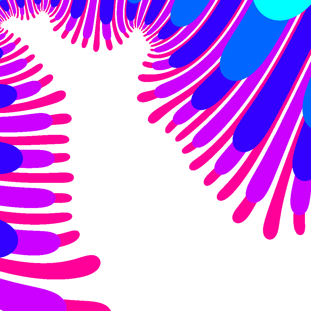 Abstract digital art created with Mandelbrot set